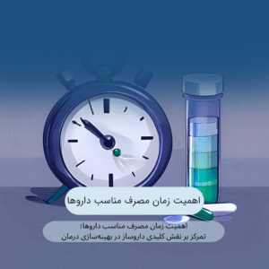 اهمیت زمان مصرف مناسب داروها